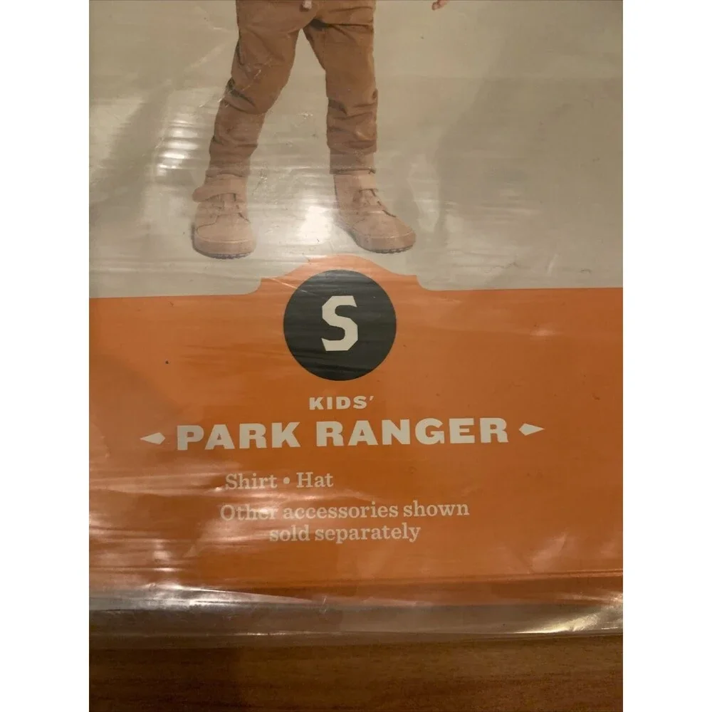 Hyde & Eeek! Boutique 2pc Park Ranger Costume Top & Hat Toddler Boys Size Small